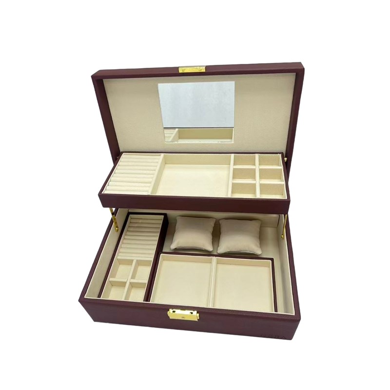 HERA Smykkeskrin 2-delt Bordeaux 3