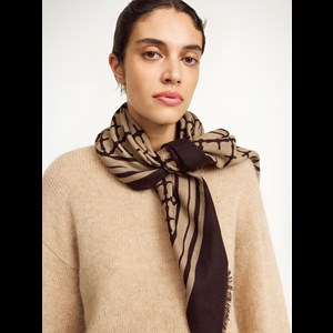 By Malene Birger Scarf Cornelis Brun/brun alt image