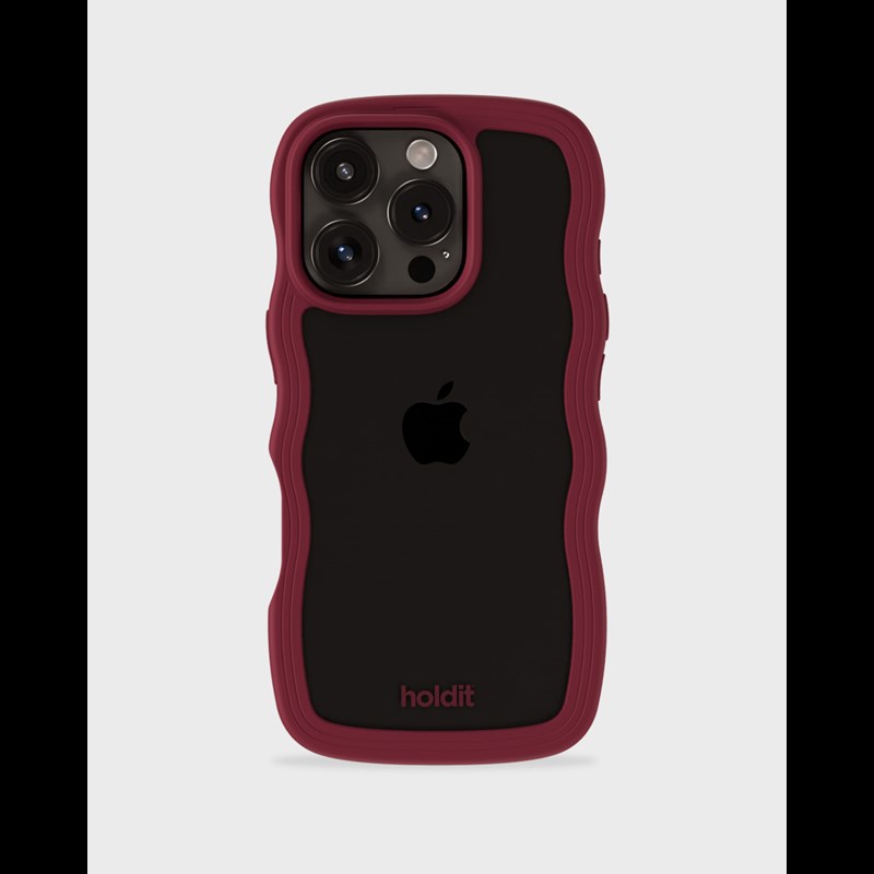 Holdit Mobilfodral Wavy Bordeaux Iphone 16 Pro Max 2