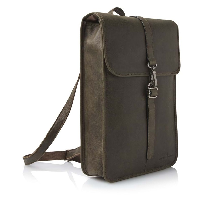 Castelijn & Beerens Rygsæk Laptop Backpack Army Grøn 15" 2