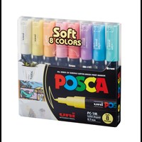 POSCA Pennor UNI POSCA PC-1M 8-pack Multi
