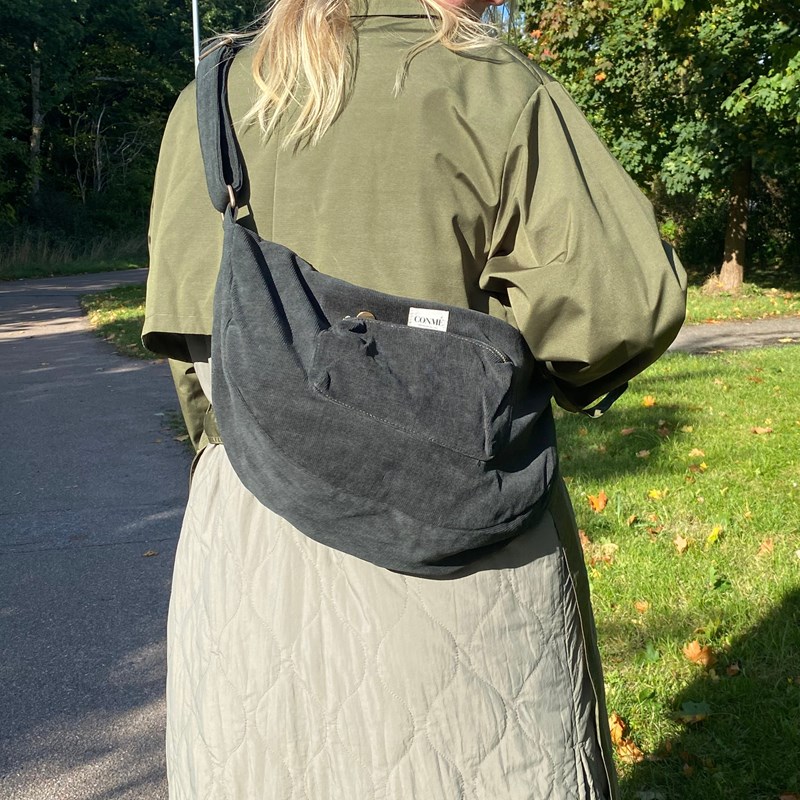 Conmé Bæltetaske Ella XL Sort/grå 2