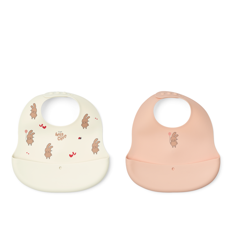 LIEWOOD Haklapp Ember 2-pack Rosa 1