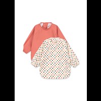 Konges Sløjd Hagesmæk m/ ærmer 2 pak Multi 6 mdr. - 12 mdr. 1