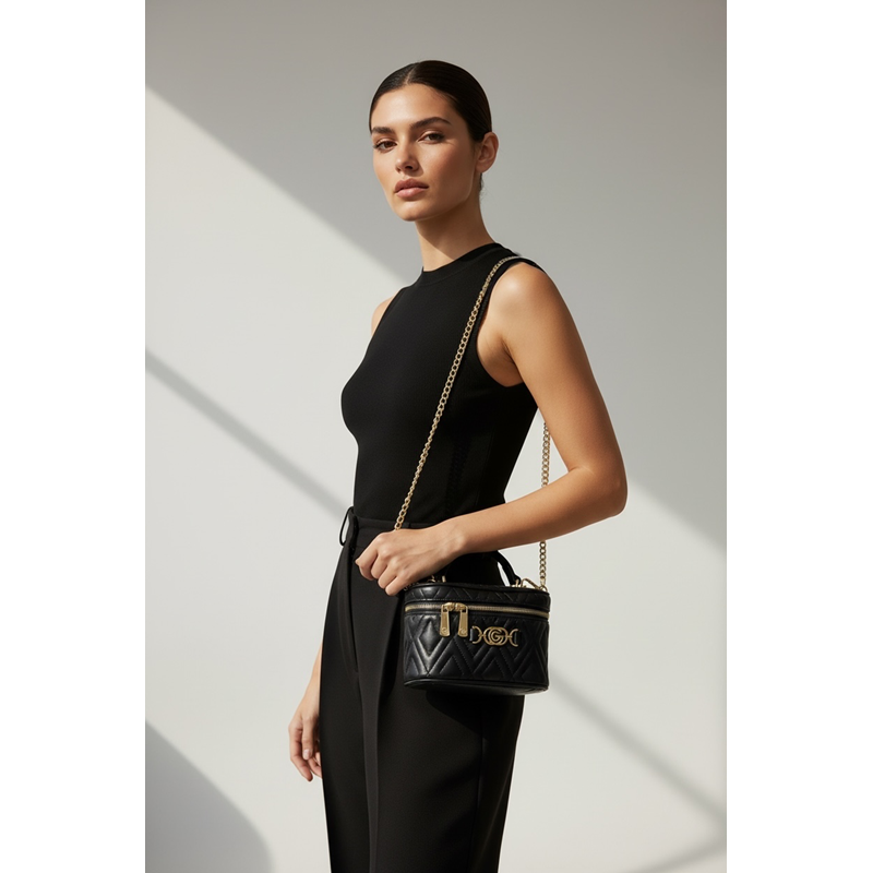 Gabriella G Firenze Crossbodyväska Gaia Svart 5