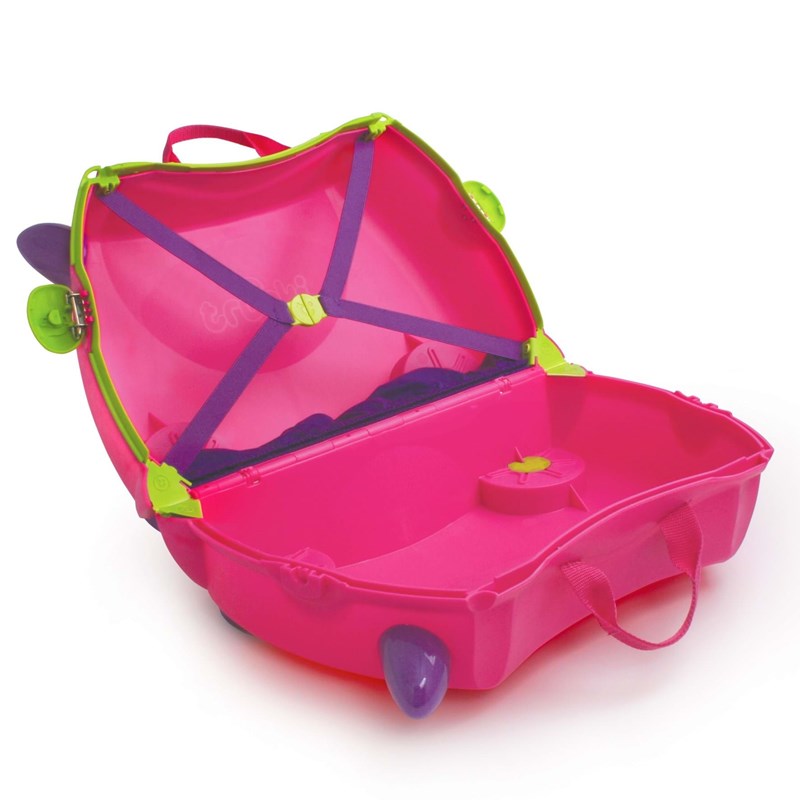 Trunki Børnekuffert med hjul Trixie Pink 3