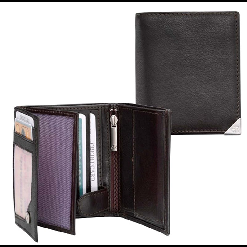 dR Amsterdam Pung Bilfold Brown Croco 3