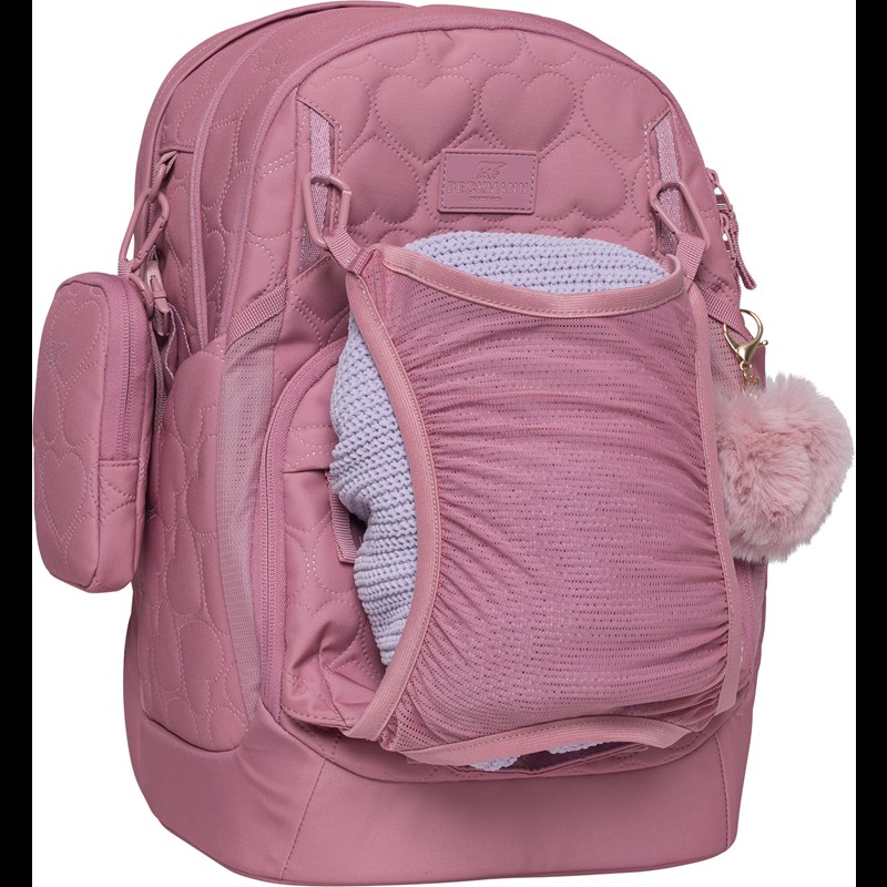 Beckmann Skoletaske Sport Air Heart  Rosa 6