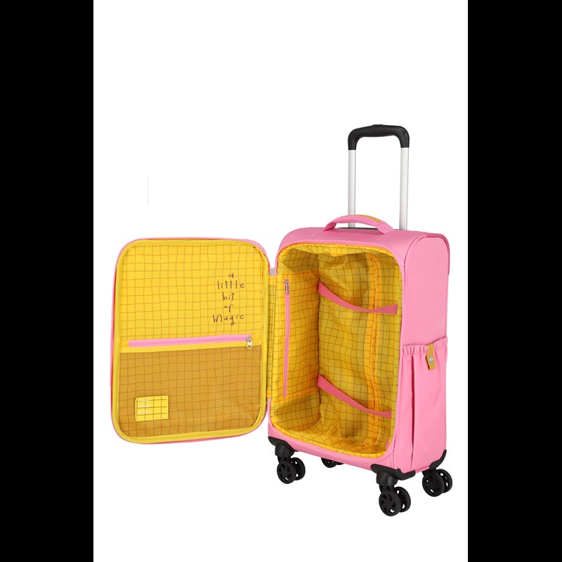 travelite Børnekuffert Unicorn Pink Str M 6