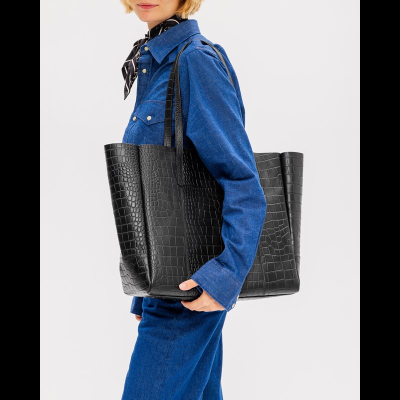 Saddler Hobo väska Garda Svart/Croco 6
