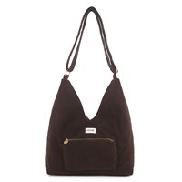 Conmé Skuldertaske Nanna pocket M. Brun 1
