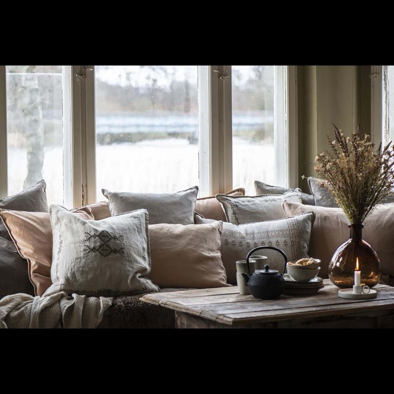 Ib Laursen Pudebetræk Natur 50x50cm 2