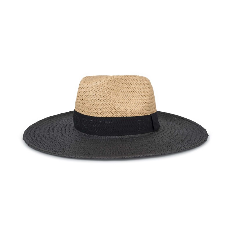 DAY ET Stråhat Day Fedora Sort Str L/XL