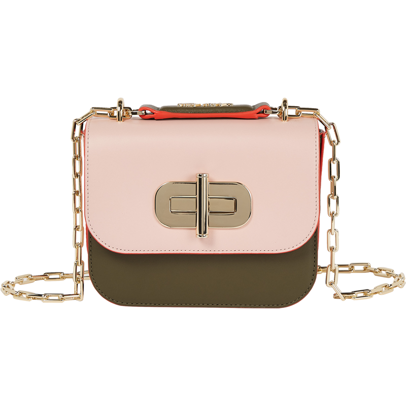 Tommy Hilfiger Crossbody Turnlock Rosa/Grön 1