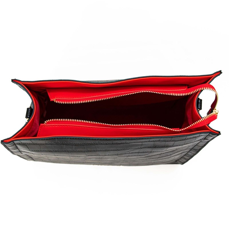 Valentino Bags Skuldertaske Juniper Sort/Rød 5