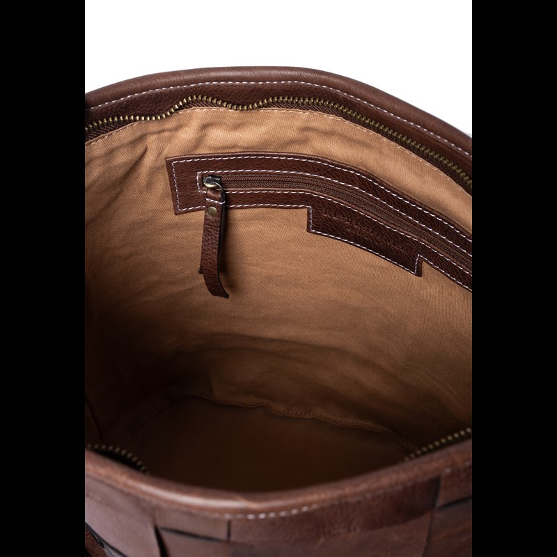 RE:DESIGNED Skuldertaske Noor Big M. Brun 4