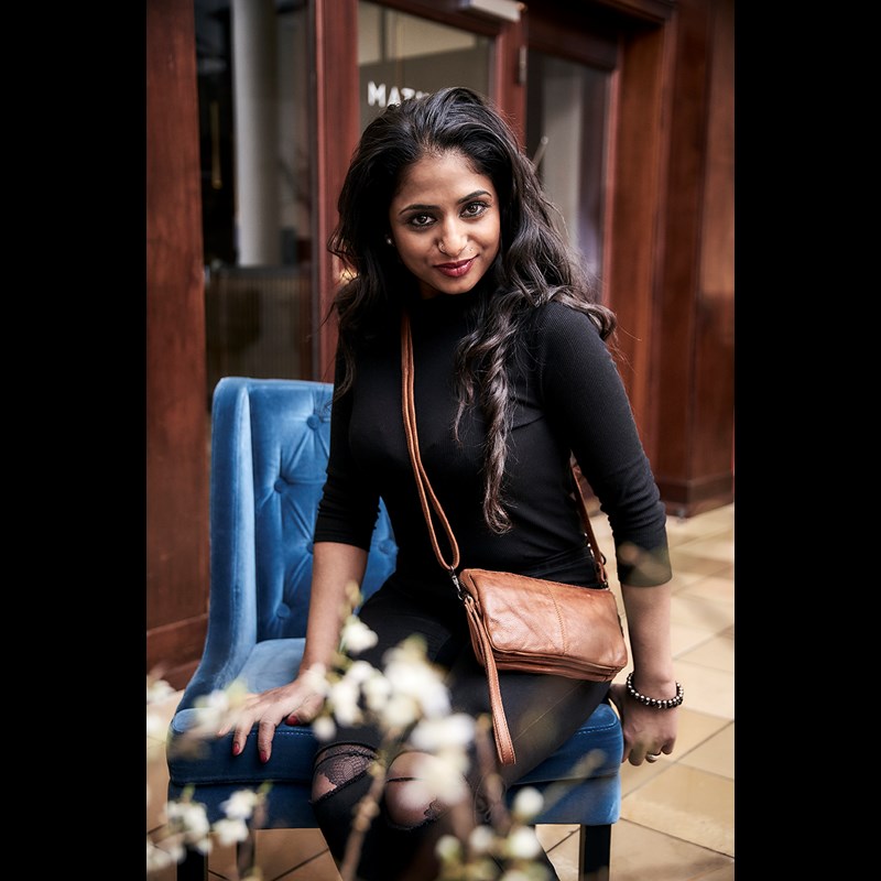 Pia Ries Clutch  Cognac 5