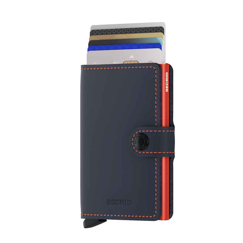 Secrid Korthållare Mini Wallet Blå/Orange 4