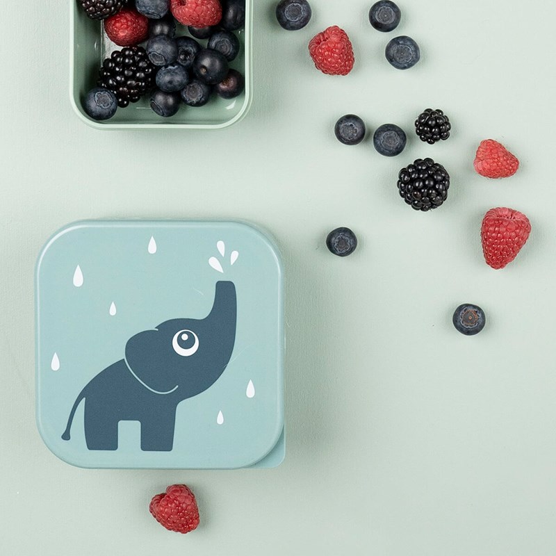 Done By Deer Snack box 3 stk. Deer Friends Blå 4