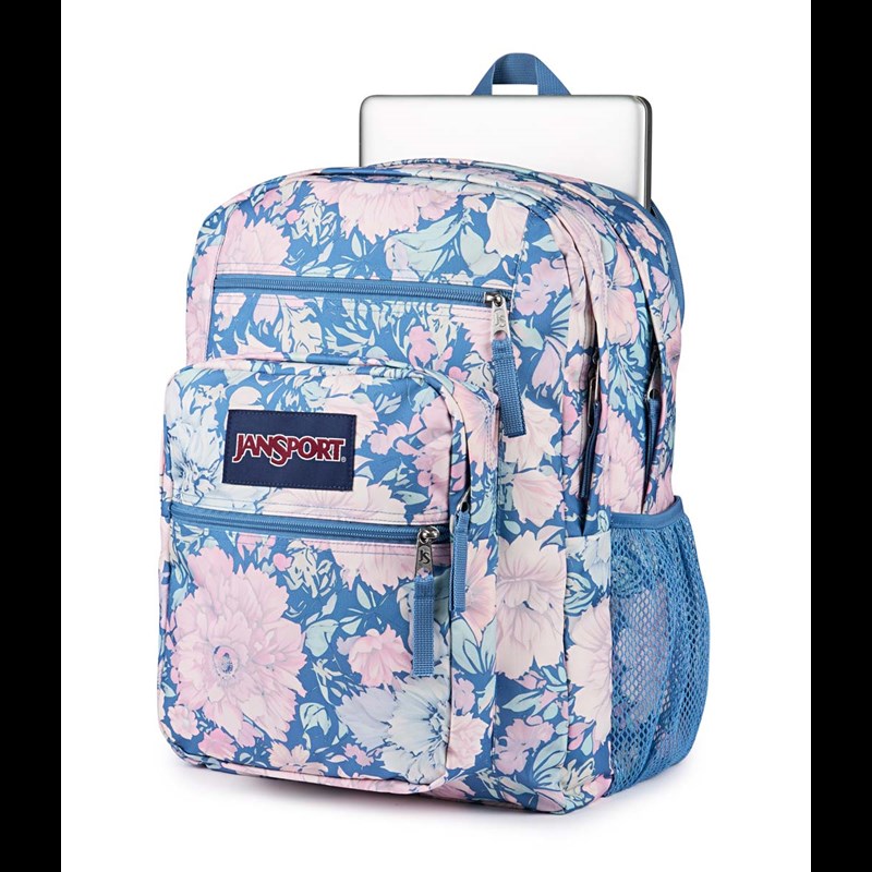 JanSport Ryggsäck Big Student Blå blomma 15" 6