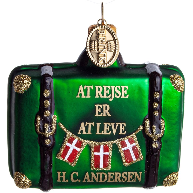 Brink Nordic Julekugle Kuffert H.C Andersen Grøn 1