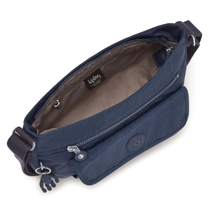 Kipling Skuldertaske Syro Blå 4