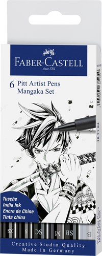 Faber-Castell Tuscher Artist Mangaka 6 st. Multi 1