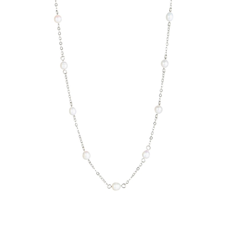 PITAYA Halskæde Rikke Pearl  Sølv