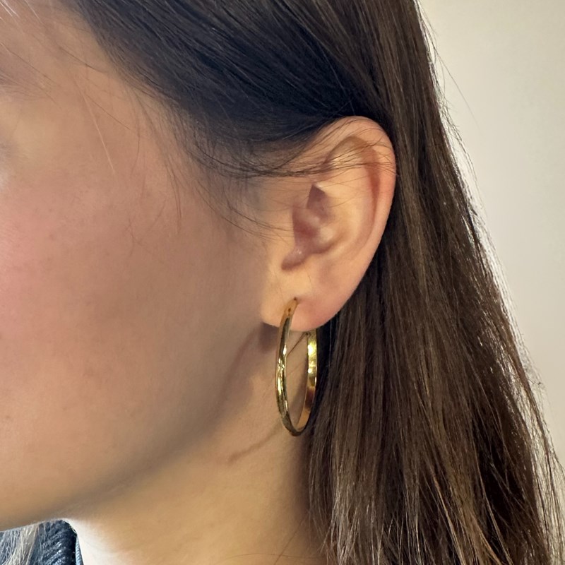 Conmé Øreringe Hoops Milano Small Guld 4