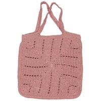 Ib Laursen Totebag Virkad väska Rosa 1
