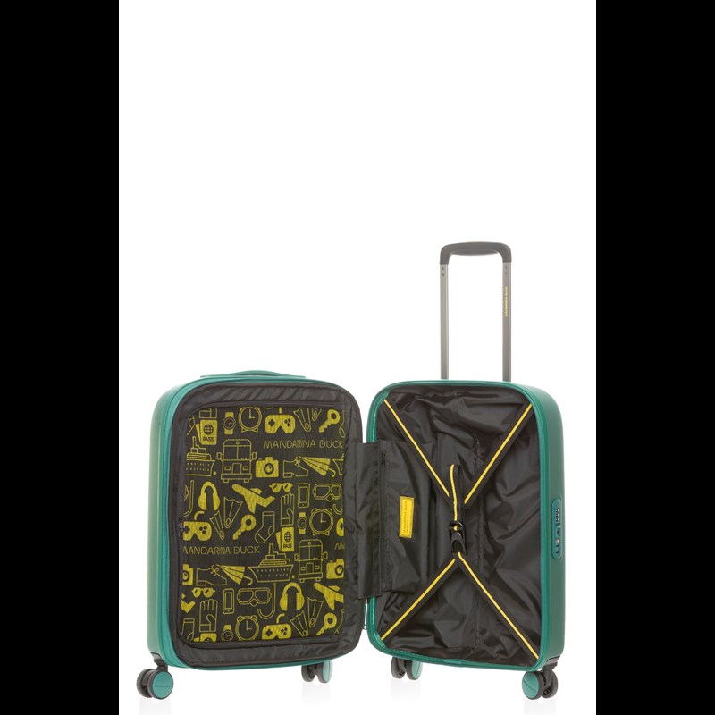 Mandarina Duck Kuffert Logoduck+ Grøn 55 Cm 4