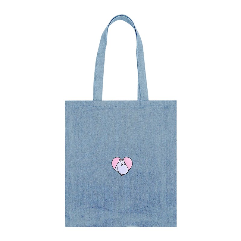 Nordic Buddies Tote Bag Mumi Denim Blå/lyseblå 1