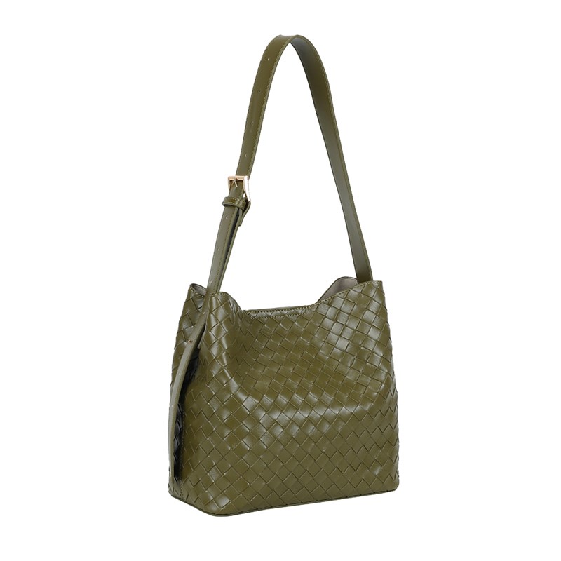 Conmé Axelväska Konny Braid Oliv Grön 3