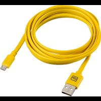 Go Travel Micro USB-kabel Gul
