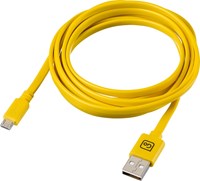 Go Travel Micro USB-kabel Gul