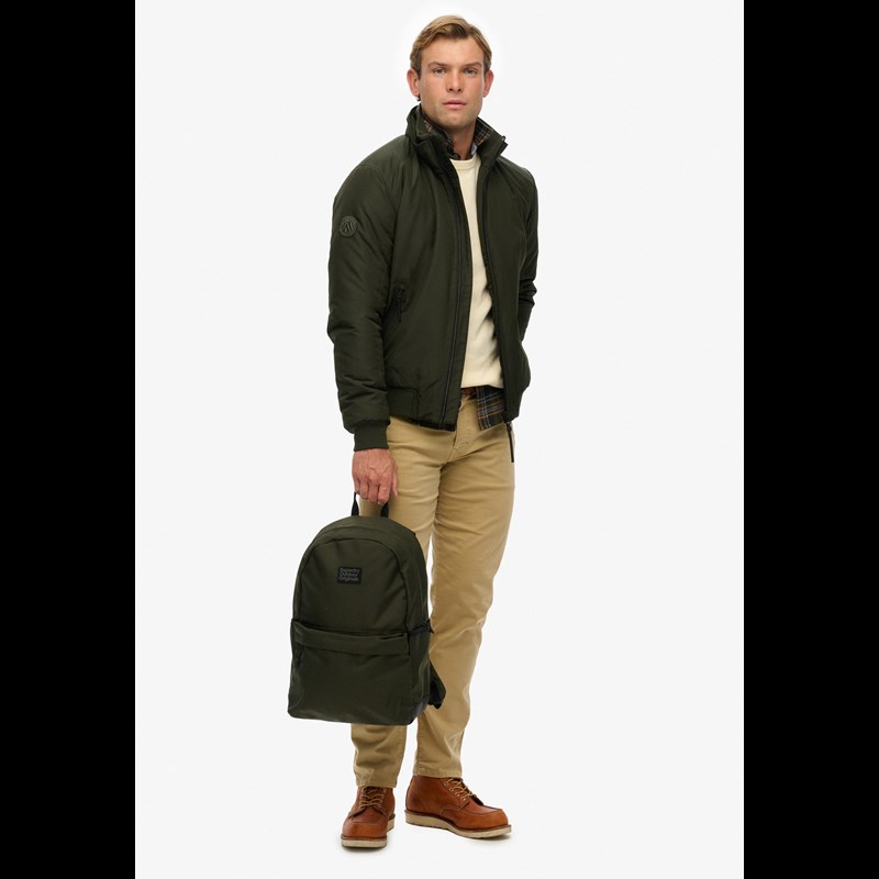 Superdry Rygsæk Montana Classic Patch  Army Grøn