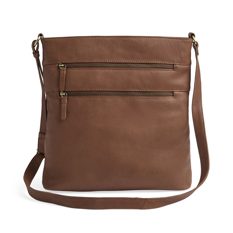 Aura Crossbody Kaia L Cognac 1