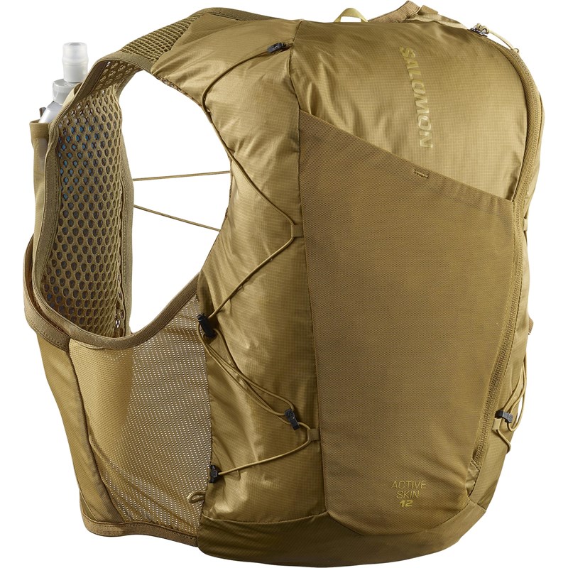 Salomon Løbevest Active Skin 12 Oliven Str M