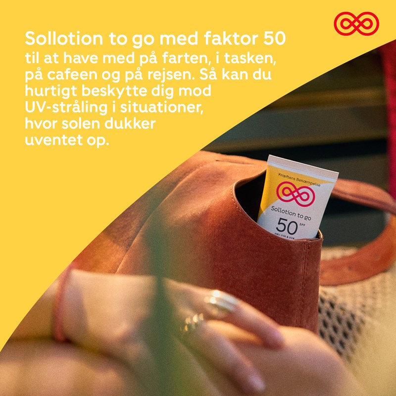Kræftens Bekæmpelse Sollotion SPF50 TO GO Hvid 7