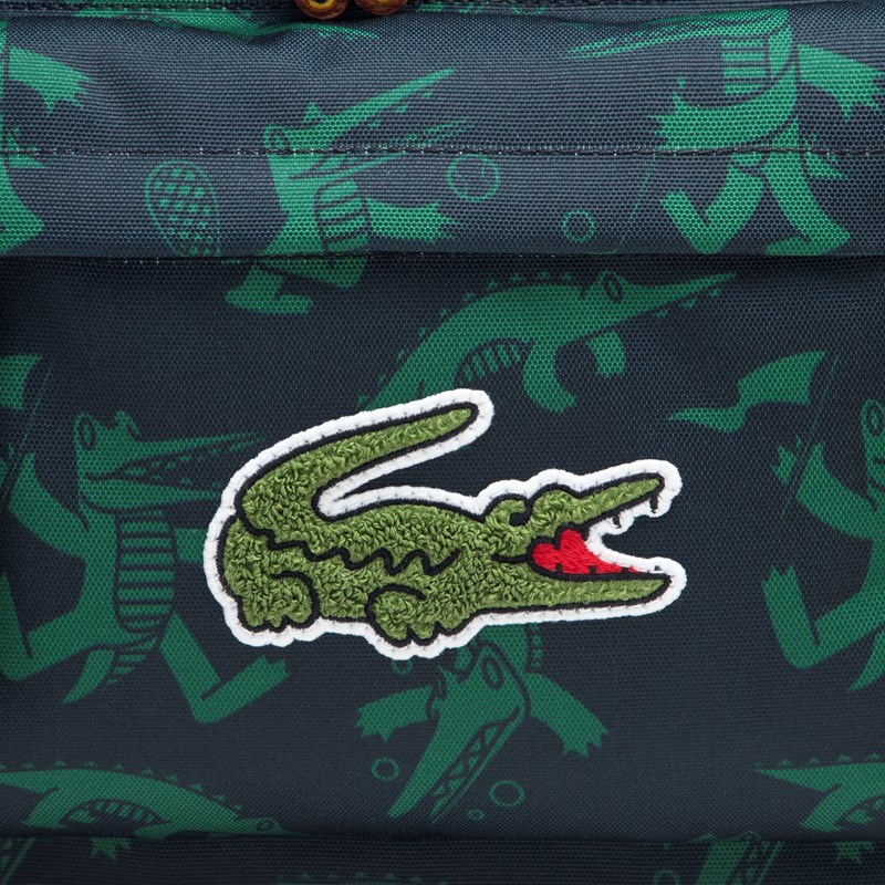 Lacoste Rygsæk Core Print Sort/Grøn 6