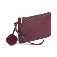 NATURES Collection Clutch Helene Bordeaux