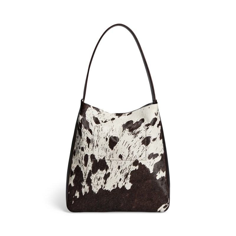 MARKBERG Skuldertaske Shelby Cow Print Brun/Beige 5