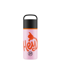 24Bottles Drikkeflaske Spin Bottle Pink mønstret 1