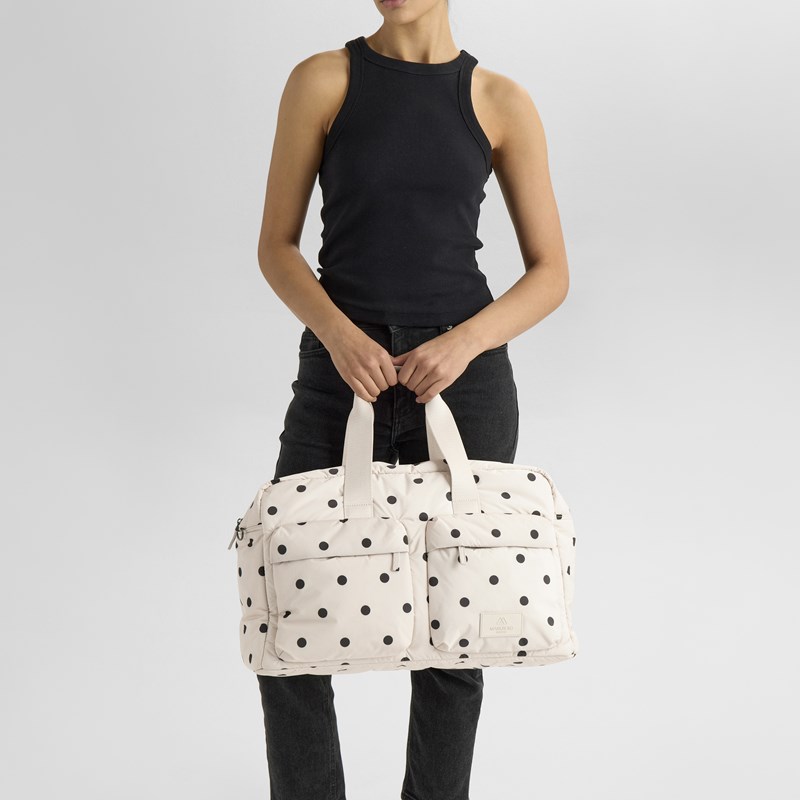 MARKBERG Rejsetaske Morembg  Creme/Sort 6