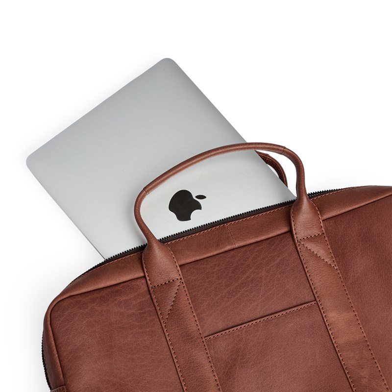 Tyler & Co Computertaske Bronx Cognac 14" 4