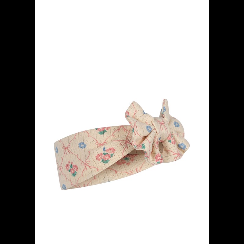 Konges Sløjd Hårband m/ rosett Fleur Decor Rosa 18 mdr. - 3 år 2