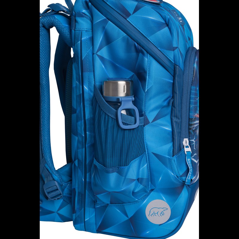 Beckmann Skoletaskesæt Active Air Light Blå/rød 5