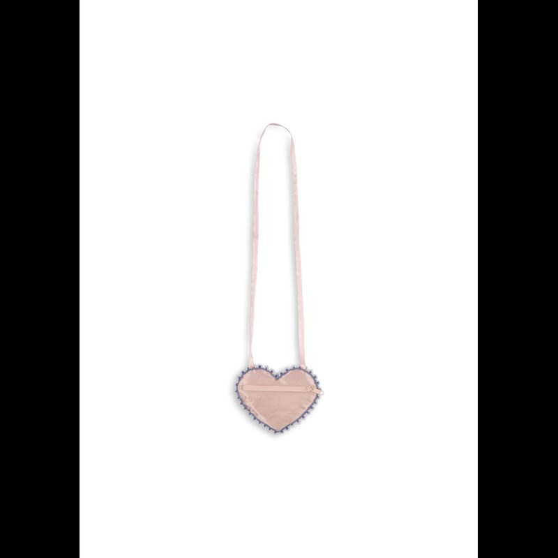Konges Sløjd Axelväska Beaded Heart Mini Svart 4