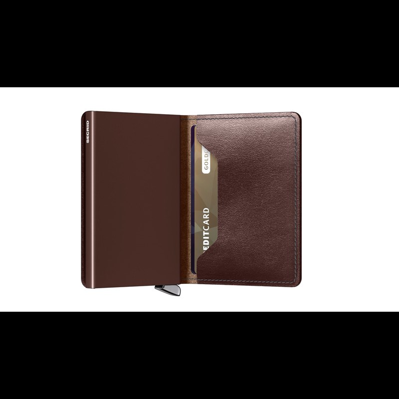 Secrid Korthållare Slimwallet Premium M. Brun 4