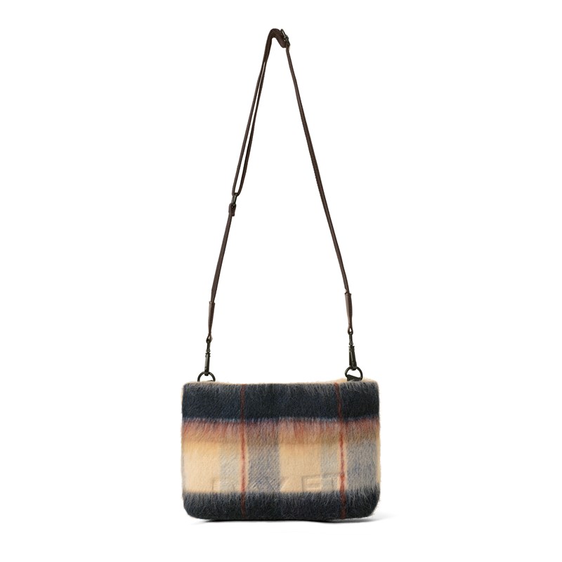 DAY ET Crossbody Day Woolen Check CB  Blå/gul 1